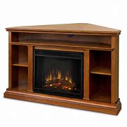 Image result for corner electric fireplace tv stand