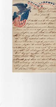 Image result for Civil War Letters Written by Soldiers Home