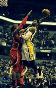 Image result for Paul George Dunking On the Greek Freak