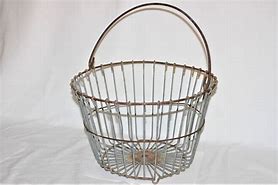 Image result for Antique Egg Basket