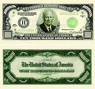Image result for 10000 Dollar Bill Roosevelt