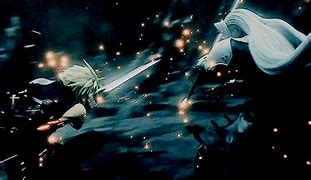 Image result for FF7 Cloud vs Sephiroth GIF