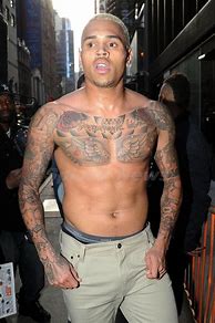 Image result for Chris Brown Covered in Tattoos