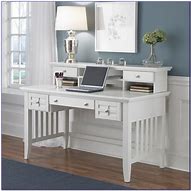Image result for white desk with hutch