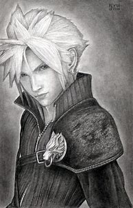 Image result for Cloud FF7 Drawing Tutorial