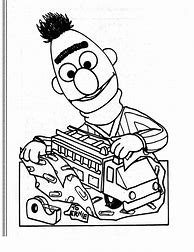 Image result for Bert Sesame Street Coloring Pages