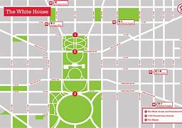 Image result for Map of New Wall around the White House