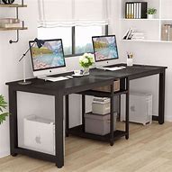 Image result for Two-Person Desk with Hutch