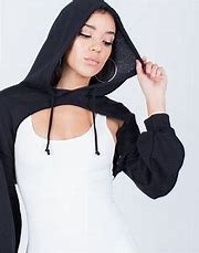 Image result for Cut Hoodie and Bra