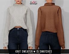 Image result for Sims 4 Elliesimple Knit Cropped