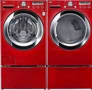 Image result for Red GE Washer and Dryer Set