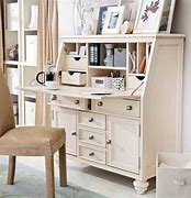 Image result for IKEA Secretary Desk with Hutch White