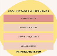 Image result for Usernames for Instagram