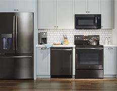 Image result for LG Black Stainless Steel Appliances