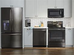 Image result for Dark Stainless Steel Appliances