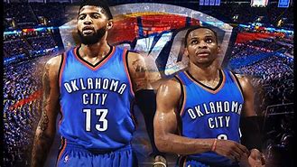 Image result for Russell Westbrook and Paul George Wallpaper