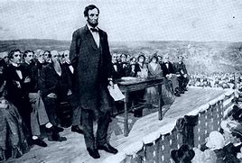 Image result for Abraham Lincoln giving his house divided speech