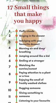 Image result for Happy Things List