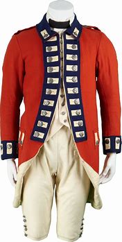 Image result for Red Coat Uniform Revolutionary War
