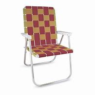 Image result for Lawn Chair USA Folding Aluminum Webbing Chair, Size: Magnum Chair