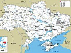Image result for Ukraine Capital Map