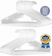 Image result for plastic clothes hangers white