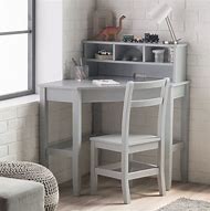 Image result for Grey Desk with Hutch
