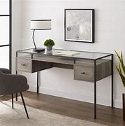 Image result for Small Glass Top Writing Desk