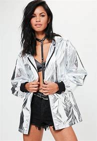 Image result for Silver Rain Jacket