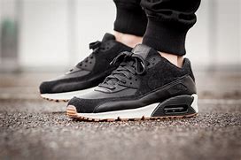 Image result for Nike Air Max 90 Black Leather
