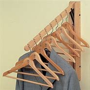 Image result for Wall Mounted Clothes Hanging Bar