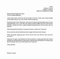 Image result for Sample Character Letter for Court Hearing
