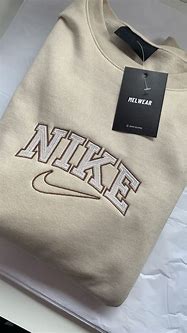 Image result for Beige and White Nike Sweater