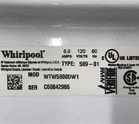 Image result for Whirlpool Washer Model Number Location