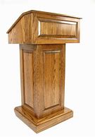 Image result for Wood Lectern Podium