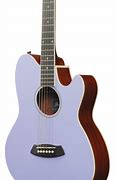 Image result for Ibanez TCY10E Talman Left Handed Acoustic Electric Guitar In Lavender High Gloss