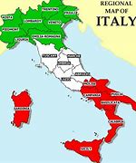 Image result for 20 Regions of Italy Map