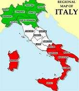 Image result for Italy Map Regions in English