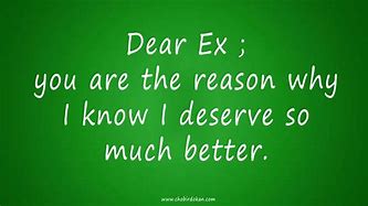 Image result for Dear Ex Quotes