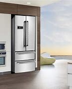 Image result for cabinet depth refrigerator white