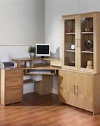 Image result for Wooden Corner Desk