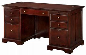 Image result for Cherry Wood Colored Desk