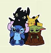 Image result for Baby Yoda and Pikachu