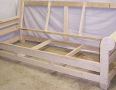 Image result for Wood Frame Couch