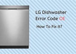 Image result for LG Dishwasher Error Code A&E