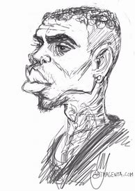 Image result for Chris Brown Cartoon Coloring Pages