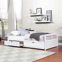 Image result for Daybed with Trundle and Storage