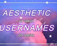 Image result for Indie Aesthetic Roblox Usernames
