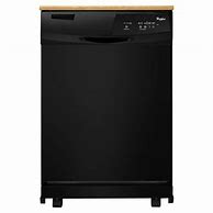 Image result for Home Depot Whirlpool Portable Dishwasher