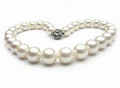 Image result for Pearl Necklace On Neck